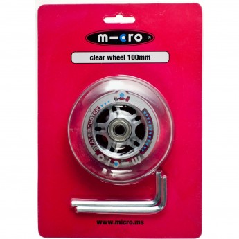 Колесо MICRO 100 мм прозрачное Колесо MICRO 100 мм прозрачное