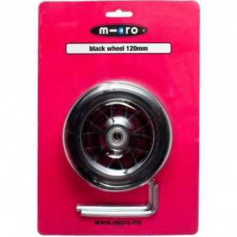 Колесо MICRO 120 мм черное Колесо MICRO 120 мм черное
