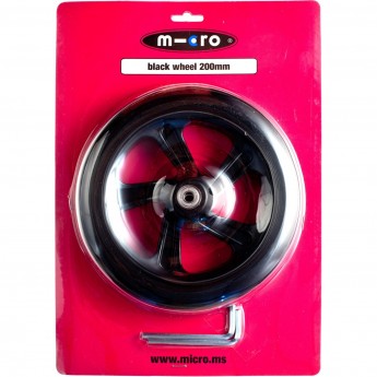 Колесо MICRO 200 мм черное Колесо MICRO 200 мм черное