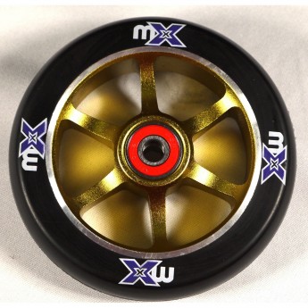 Колесо MICRO для CROSSNECK 110 мм черное/золото Колесо MICRO для CROSSNECK 110 мм черное/золото