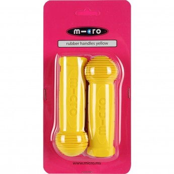 Ручки резиновые MICRO желтые Ручки резиновые MICRO желтые