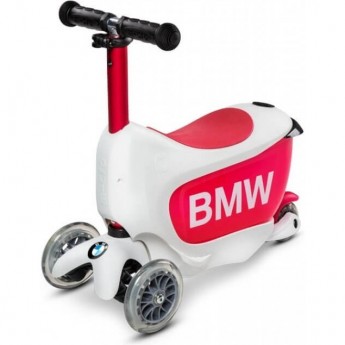 Самокат MICRO BMW MINI2GO бело-красный Самокат MICRO BMW MINI2GO бело-красный