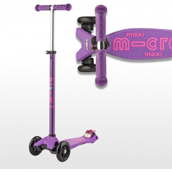 Самокат MICRO MAXI DELUXE сиреневый Самокат MICRO MAXI DELUXE сиреневый