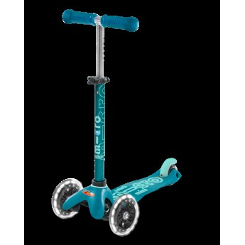 Самокат MICRO MINI DELUXE аква LED светящиеся колеса Самокат MICRO MINI DELUXE аква LED светящиеся колеса