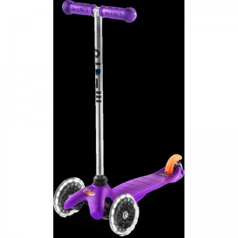 Самокат MICRO MINI сиреневый LED светящиеся колеса Самокат MICRO MINI сиреневый LED светящиеся колеса