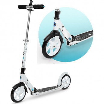 Самокат MICRO WHITE INTERLOCK белый Самокат MICRO WHITE INTERLOCK белый